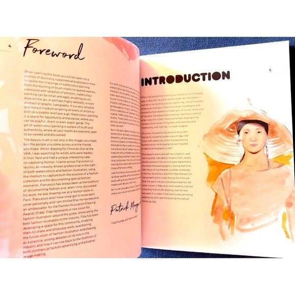 Watercolor Fashion Illustration Step-By-Step Technique llustrating Book Painting - Picture 8 of 13
